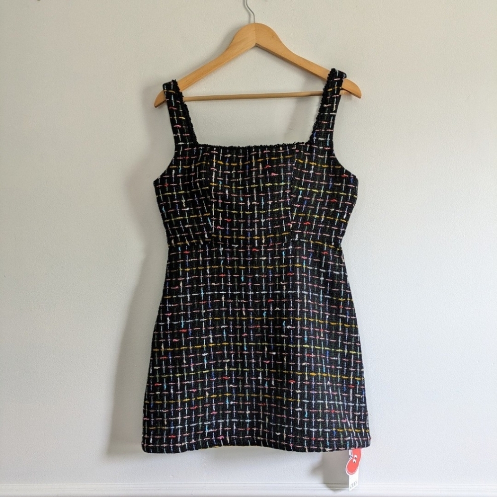 New Cider Tweed Pinafore Dress